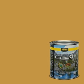 Rodda Paint CASCADIA XL Exterior Velvet Paint & Primer in One, Quart, Yellow Warning