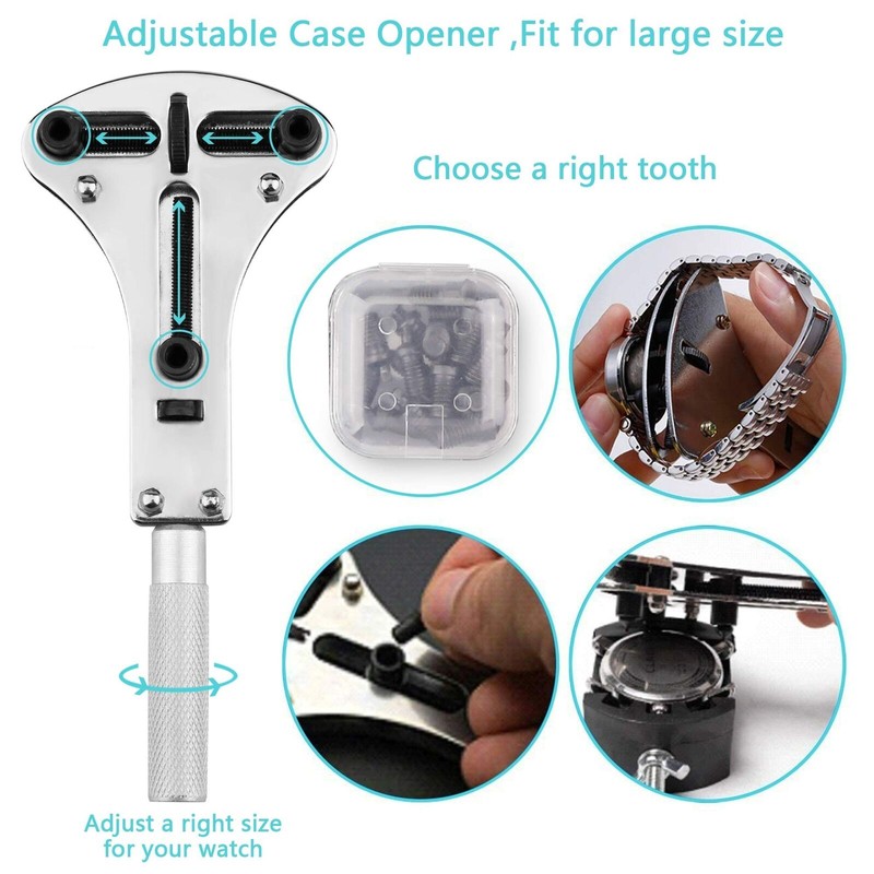 XOOL Watch Repair Kit, Watch Band Link Removal Tool, Spring