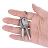 Mini Screwdriver Keychain Set, Portable Flat Head Stainless Steel and
