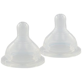10mois 22151006 Mamamanma Baby Bottle Nipple, Large Size, Cross Cut (Pack of 2)