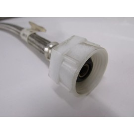 LIL-Q-WICK-E 20" BRAIDED STAINLESS STEEL TOILET SUPPLY LINE, 1/2" x 7/8"