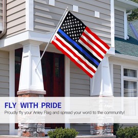 Anley Fly Breeze 3x5 Foot Blue Lives Matter American US National Police Flag - Vivid Color and Fade Proof - Honoring Law Enforcement Officers Flags 3 X 5 Ft