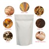 RIGHTPAK White Matt Stand Up Pouches with Resealable Zipper &