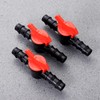 Yardwe Pack of 5 Drip Irrigation Barb Ball Valve 16