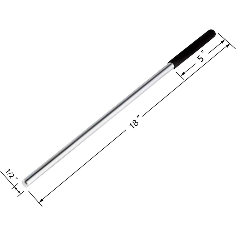 Alcan Garage Torsion Spring Winding Bars with Rubber Handles for