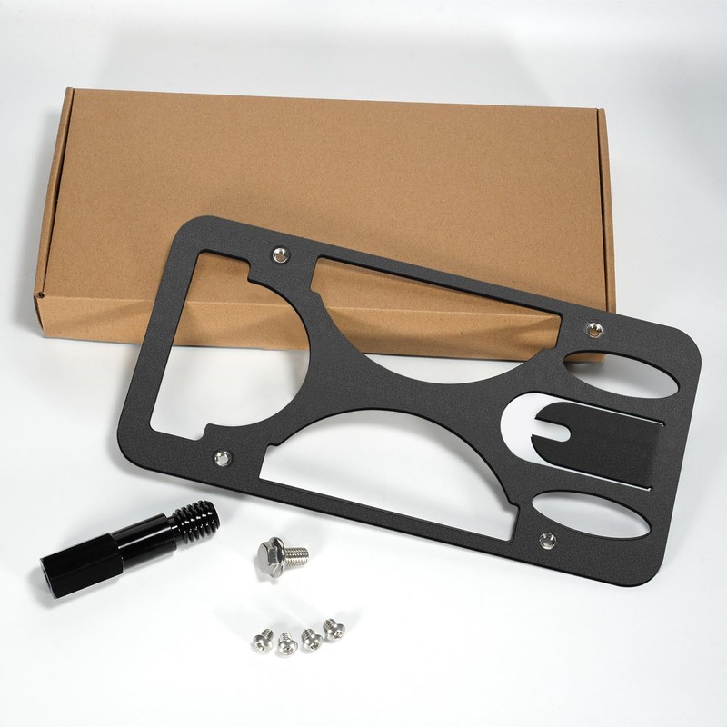 No Drill Front License Plate Bracket Compatible with Mini Convertible