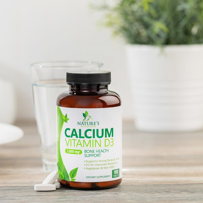Calcium Supplement 1200 mg - with Vitamin D3 for Best
