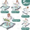 Foldable Baby 5-in-1 Activity Walker - Rocker, Activity Center, Bouncer,