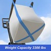 2 Pack FIBC Bulk Bag, 1.5 Ton Bag, 35"L x