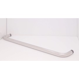 Heaven Tvcz Chrome Towel Bar Pull Handle Frameless Shower Glass Door 24" for Tempered Glass Doors