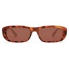 SOJOS Retro Rectangular Polarised Sunglasses Women's Slim Square UV400 Sunglasses
