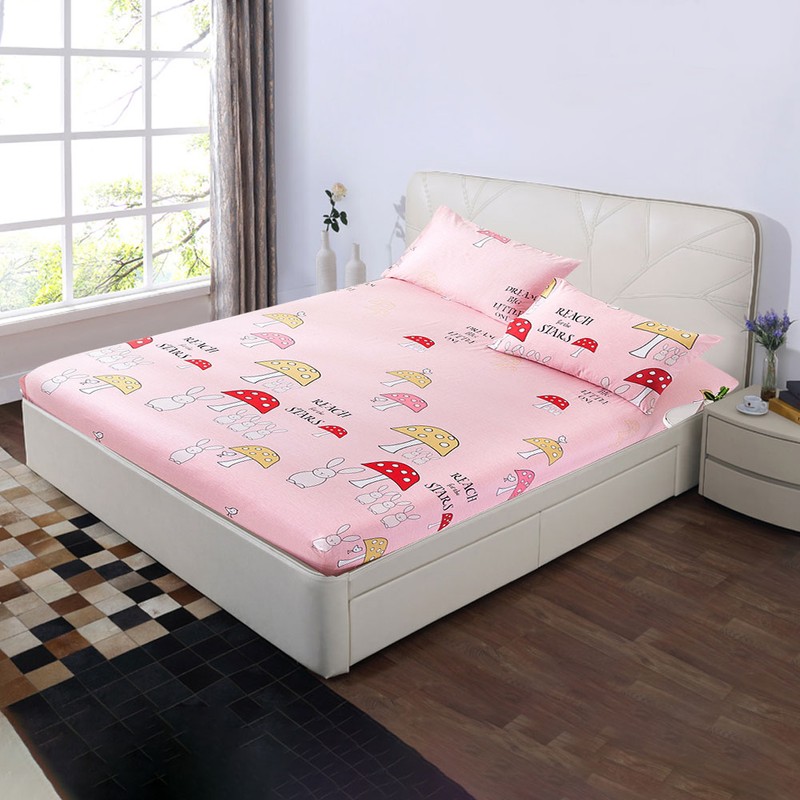 100% Cotton Soft Comfortable Breathable Fitted Sheet (150*200cm)