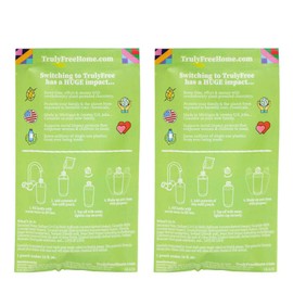 Truly Free Non Toxic Dish Soap | Natural Concentrated Dishwashing Liquid - Sweet Basil Scent | Non Toxic Organic Plant-Based Dish Soap | Family Safe - Eco-Friendly Formula | 16 fl oz