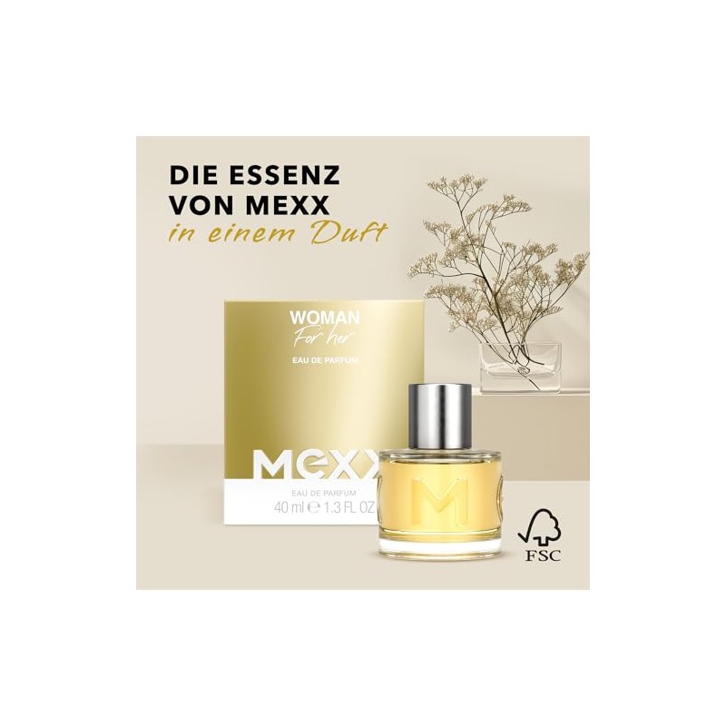 MEXX WOMAN Eau de Parfum, blumig-frischer Duft f√ºr die moderne,
