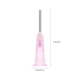 GLEAVI Pack of 100 Blunt Dosing Needles 22G 1/2 with Luer Lock - Precise Dosing Tips for Liquids and Glue - Ideal for Crafts and DIY Projects