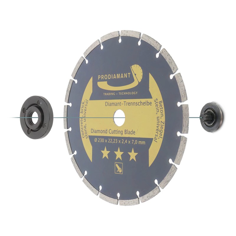 PRODIAMANT Diamond Cutting disc Universal 230mm 9inch x 22.2 mm
