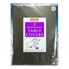Caroline Black Square Paper Table Covers 90CM X 90CM 2