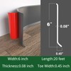 GAMZAU Flexible Baseboard Molding Trim, 6 Inch x 20 Feet