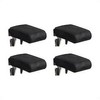 High Logic 98189 Leaf Post Brackets, Black, 4 Pack (00098189-001)