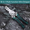 18 in 1 Wire Stripper Foldable, Wire Stripper Crimping Tool,