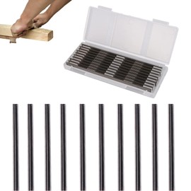 Planer Blade 82 mm HSS Set Reversible Blade 82 x 5.5 x 1.1 mm Electric Planer Hss Blade for Planer Hand Hob Woodworking Machines Pack of 10