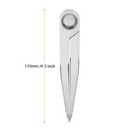 sourcing map Navigation Divider 4 Inch 100mm Adjustable Straight Pattern Divider Compass for Metalworking Geometry Drawing Woodworking