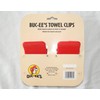 Buc-ee's Heavy Duty Towel Clip Beach Pool, Red