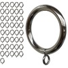 Curtain Ring Metal 42-Pcs 1.5 Inch Inner Diameter with Eyelets