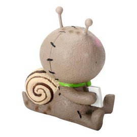 SUMMIT COLLECTION Furrybones Den Den Signature Skeleton in Snail Costume Handing Out Mail