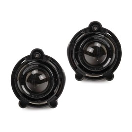 Carlights360 For Chevy Impala 2006-2013/Buick Enclave 2008-2015/GMC Terrain 2010-2021 Fog Light Assembly Driver And Passenger Side | Pair | CAPA | With Bulbs | For GM2593157, GM2593157C | 10335108