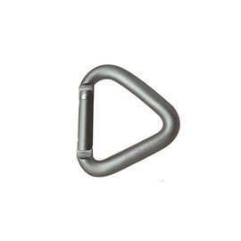 KON Carabiner, Triangle, Stylish, Keychain, Aluminum Alloy, Key Chain, Accessories, Multi-functional Carabiner, Gray, 1 Piece