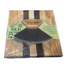 Alaskan Birch Wood Ulu Mezzaluna Knife and Bowl Set Small