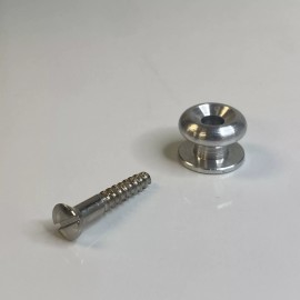 Unbranded Guitar Chrome Strap Lock Buttons Set of 30 (15 pairs)