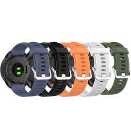 Bands Compatible for Garmin Forerunner 955/ Forerunner 955 Solar Wristbands 22MM Silicone Colourful Bracelet Strap Band for Forerunner 955/955 Solar Smartwatch Accessories