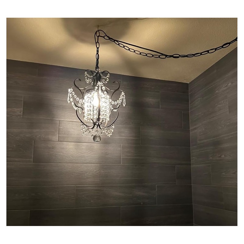 RAYMALUX Plug in Chandelier Hanging Lignt with Plug in Cord