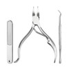 Cellitem Partners Pedicure Remedy Nail Nipper 3-Piece Set, Pedicure Thick