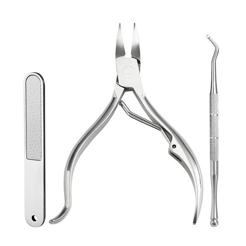 Cellitem Partners Pedicure Remedy Nail Nipper 3-Piece Set, Pedicure Thick