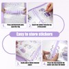 Sealing Notebook, Transparent A5, Storage Binder, 6 Holes, 4 Pockets,