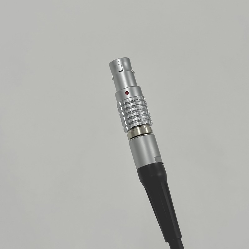 2 Pin 0B Male Lemo-Compatible to Right Angle DC 5525