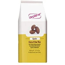 Depileve Karite Extra Film Wax, Film Wax Beads, for Professional Flexible Waxing, Hair Removal, 500 g