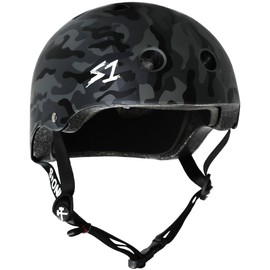 S1 Lifer Helmet for Skateboarding, BMX, and Roller Skating - EPS Fusion Foam, CPSC & ASTM Certified - Black Camo Matte XX-Large (58.4cm)