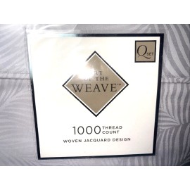 Art of the Weave 1000 TC Cotton Blend Sheet Set Feathers/Leave