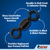 AFW Brass Crane Swivels, Size #3, 100 lb Test, Black,