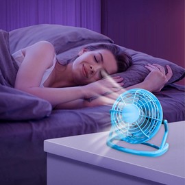 Desk Fan,4-Inch Portable Silent Desktop Fan | Air Cooling Electric Fan, Table Fans, Small Cooling Fan, Strong Airflow Personal Cooling Fan for Desktop Office