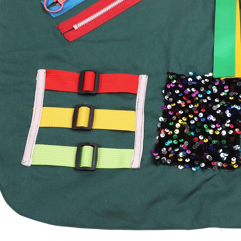 Sensory Blanket Apron for Elderly with Memory Loss, Dementia Engaging