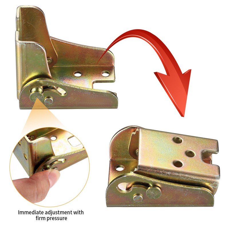 4 Pcs 90 Degree Self Locking Hinges, Folding Lock Extension