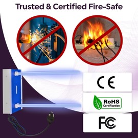 Mammoth BioShieldUV? 72W HVAC UV Light Air Purifier Light Bulb - Air Filter UV Lamp for Air Conditioner, Whole House Dual UV UVC Light in Duct Filter, UVC Light for HVAC AC Air Conditioner