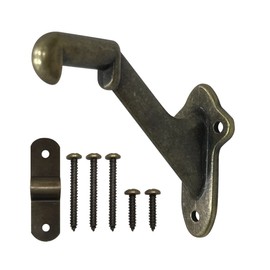 Handrail Bracket Stair Wall Mounted Antique Brass, 3 Pack | HOWTOOL