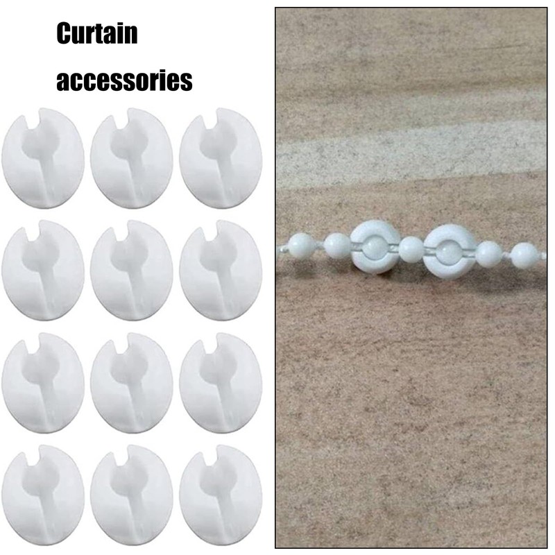 LEADSDGE Pack Of 20 Beads Chain Crimp Stops Roller Shade