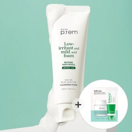 Make Pream 메이크프렘 대용량 클렌징 폼 250ml (+안심팩 1매+인테카크림 10ml) Makeprem Large Capacity Cleansing Foam 250ml (+Safety Pack 1 sheet + Intech Cream 10ml)